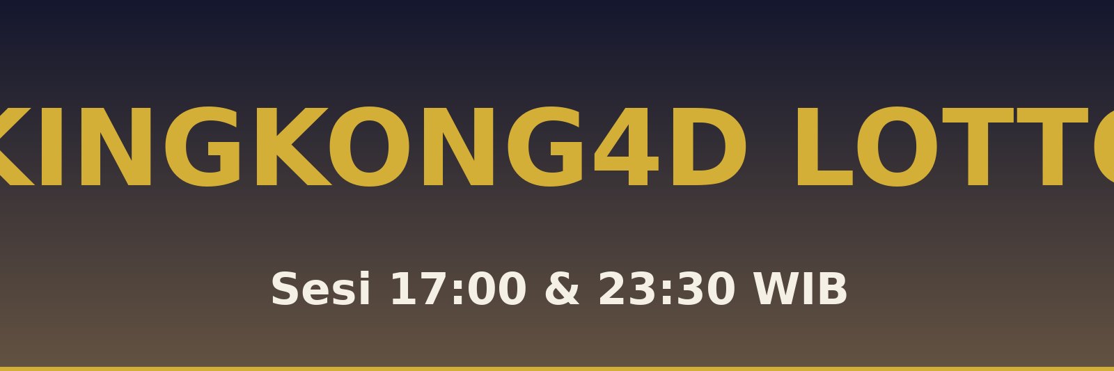 Kingkong4D Lotto Kluet Selatan